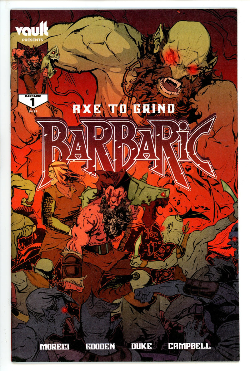 Barbaric Axe to Grind 1 2nd Print (2022)