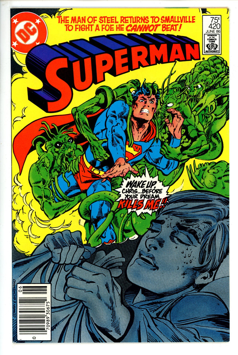 Superman Vol 1 420 Newsstand