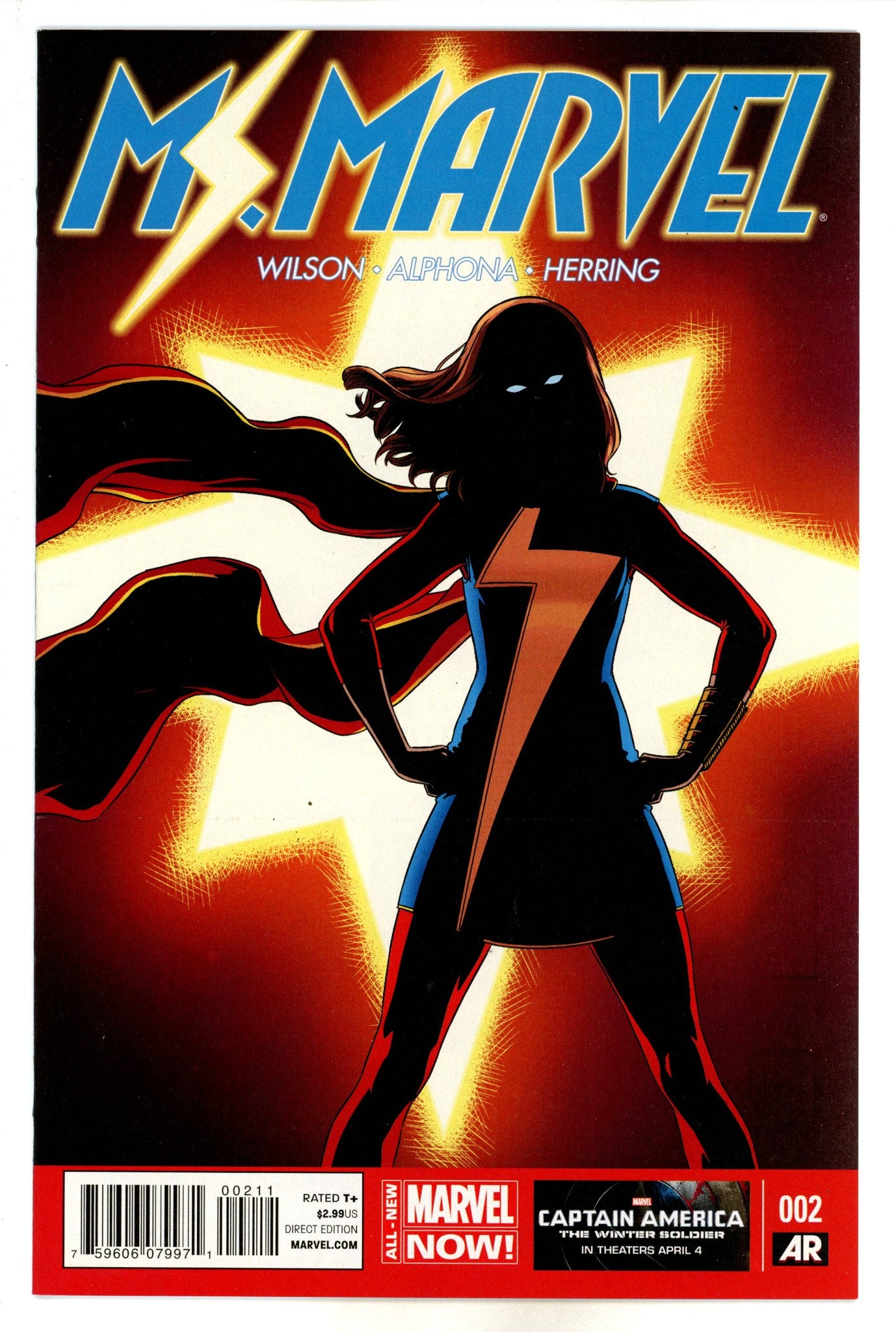 Ms. Marvel Vol 3 2 NM