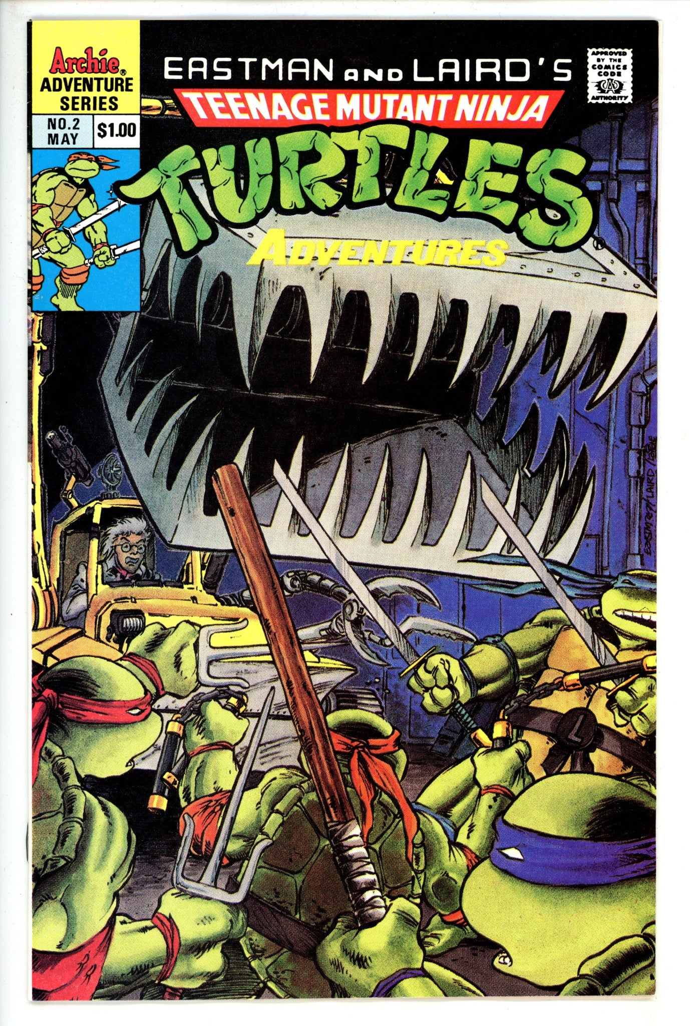 Teenage Mutant Ninja Turtles Adventures Vol 2 2 5th Print VF/NM
