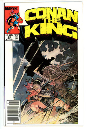 Conan the King 25 Newsstand (1984)