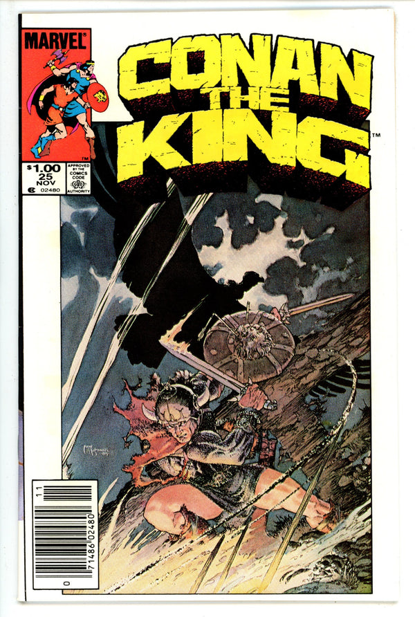Conan the King 25 Newsstand (1984)