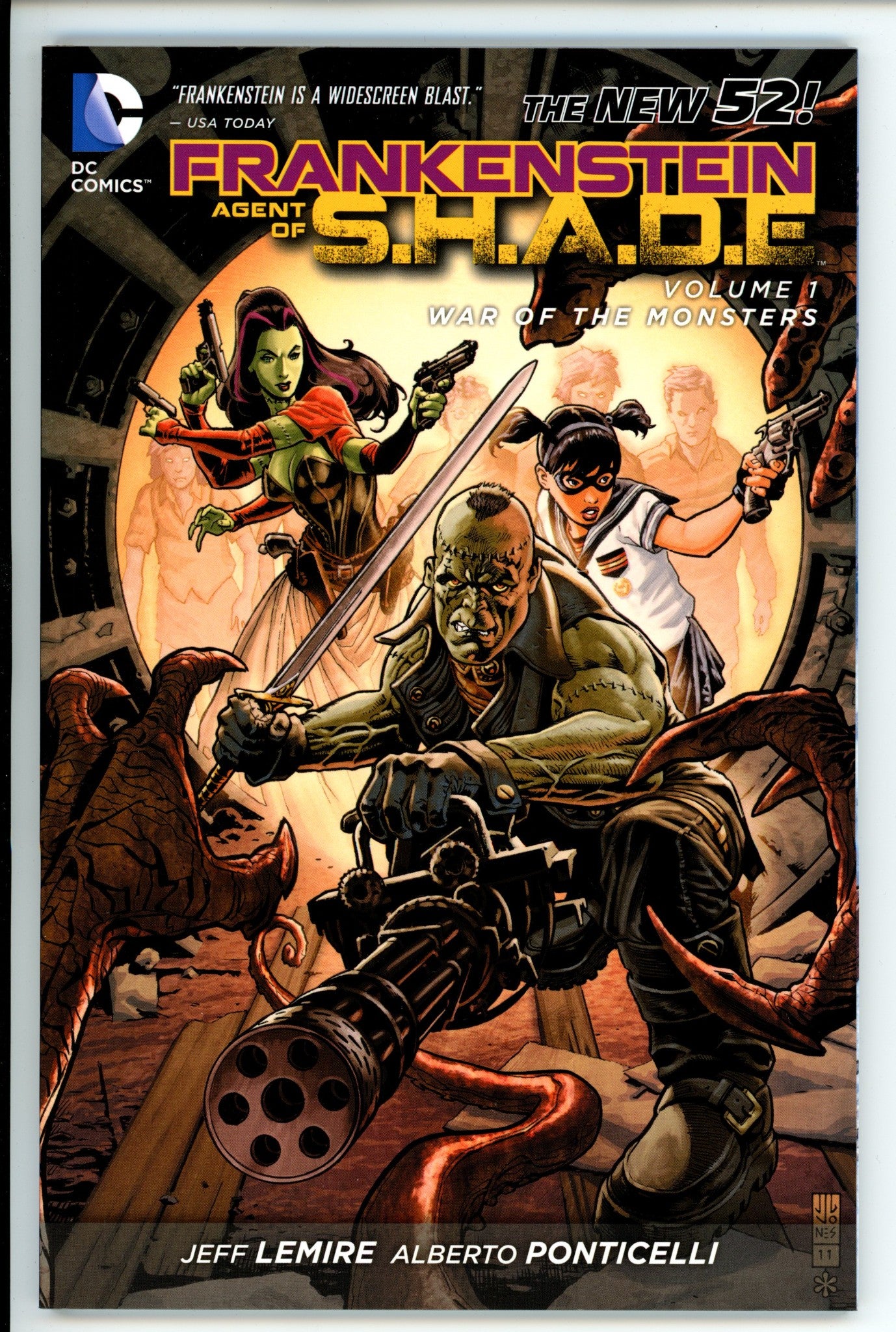 Frankenstein Agent of S.H.A.D.E. Vol 1 War of the Monsters TPB