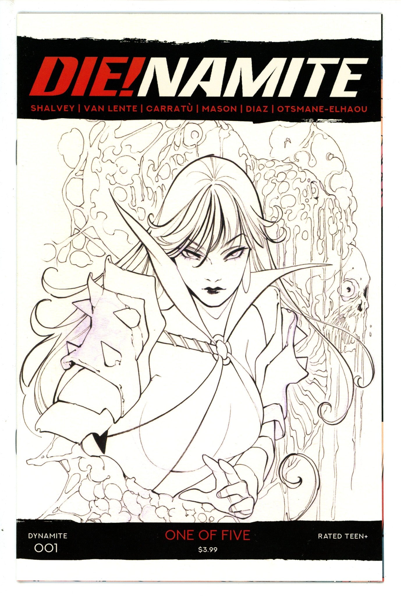 Die!namite 1 Momoko B&W Variant (2020)