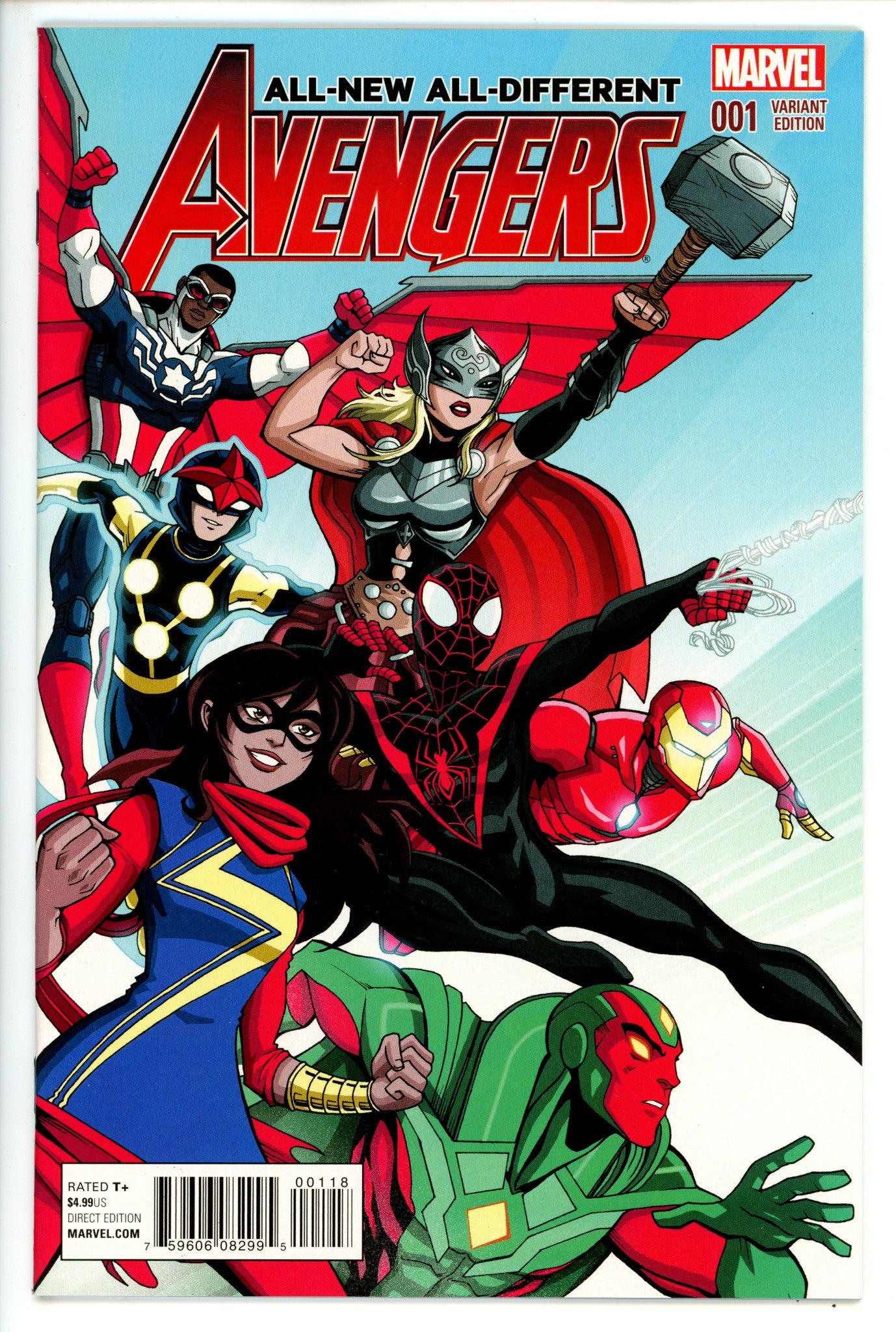 All-New, All-Different Avengers Vol 1 1 Vecchio Variant