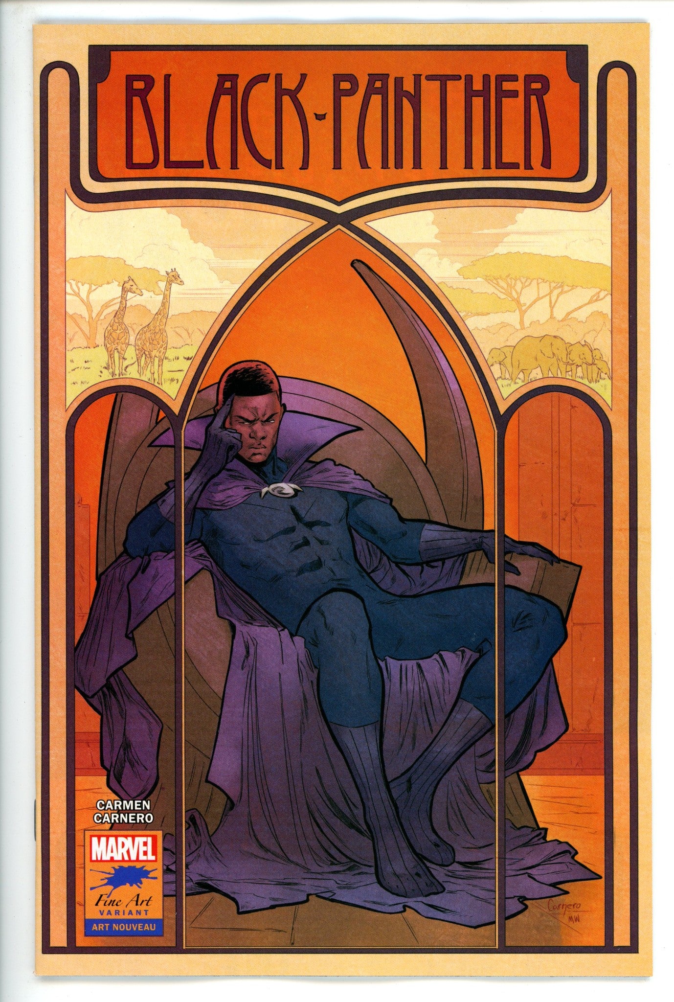 Black Panther Vol 7 25 Carnero Variant (2021)
