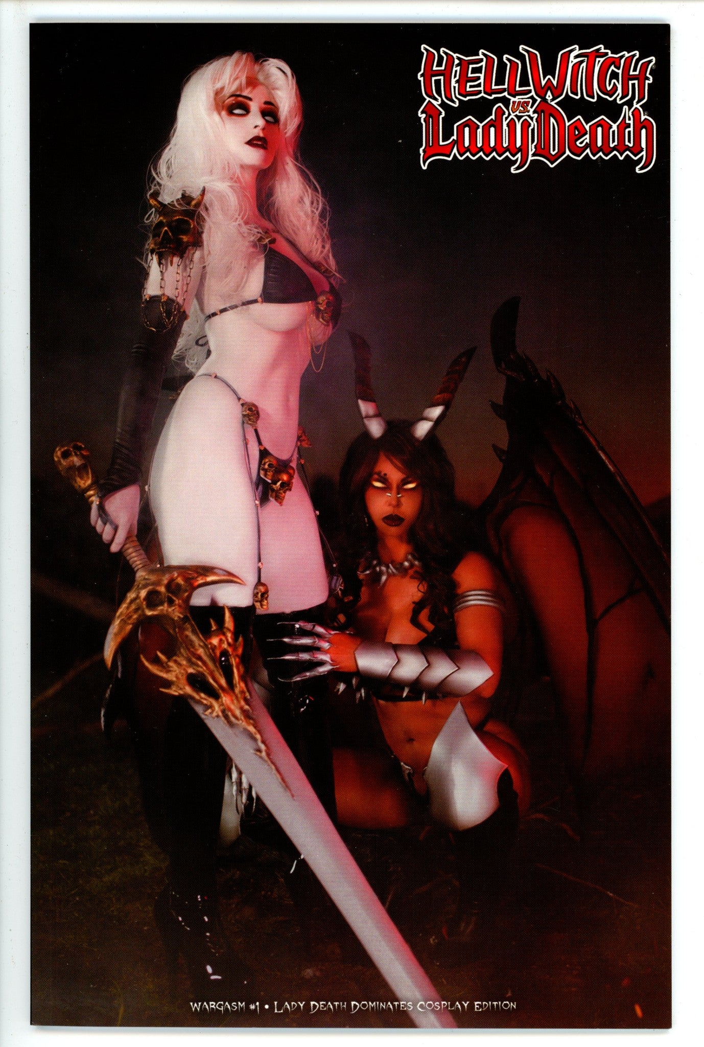 Hellwitch Vs. Lady Death: Wargasm 1 Cosplay Variant NM+ (2022)