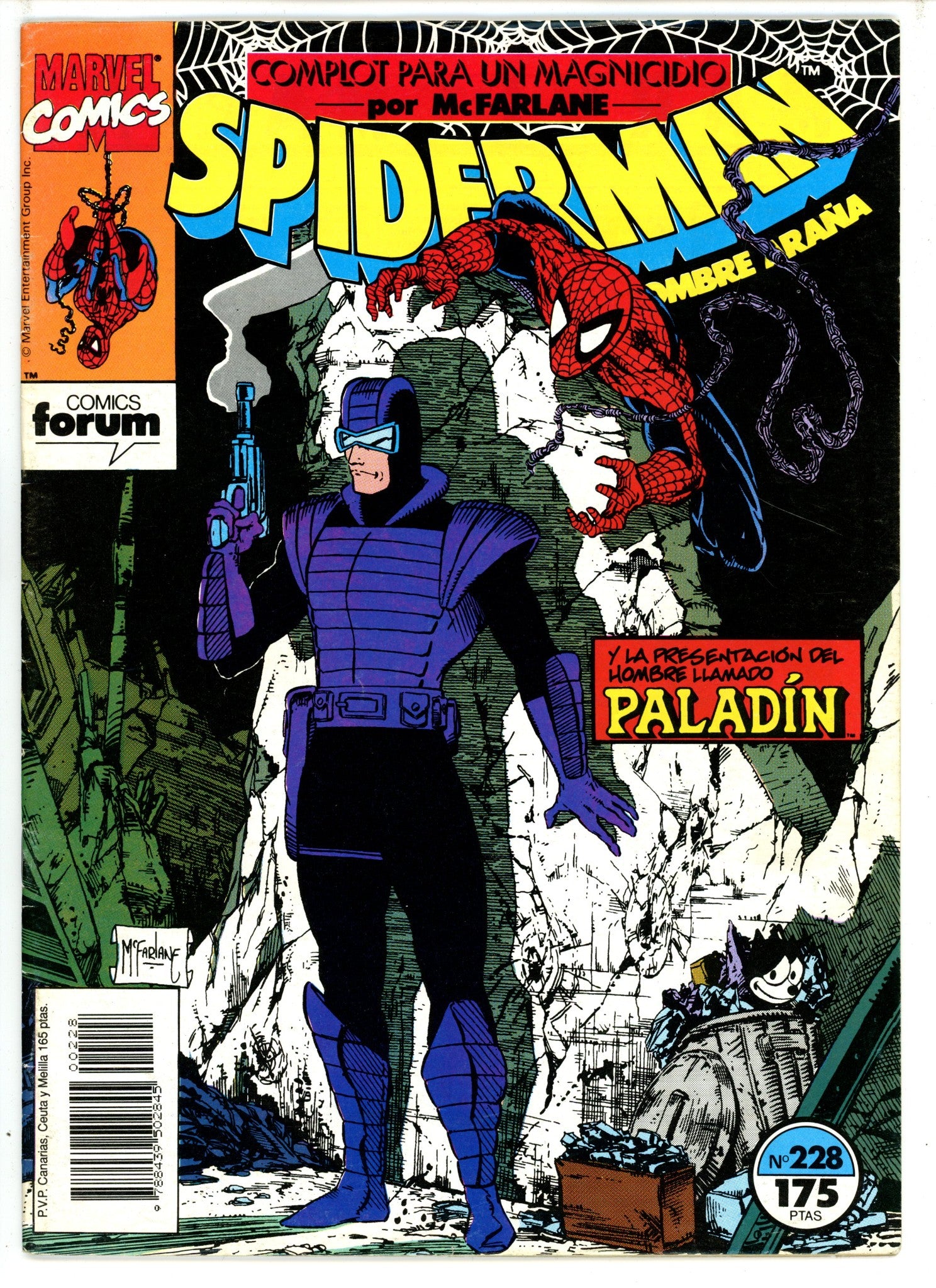 The Amazing Spider-Man Vol 1 320 Spider-Man El Hombre Arana Spain FN+ (1989)