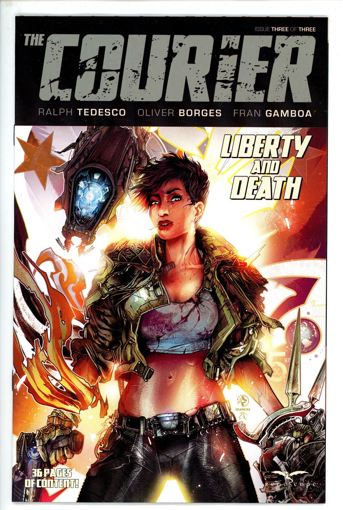 Courier Liberty & Death 3-Zenescope-CaptCan Comics Inc
