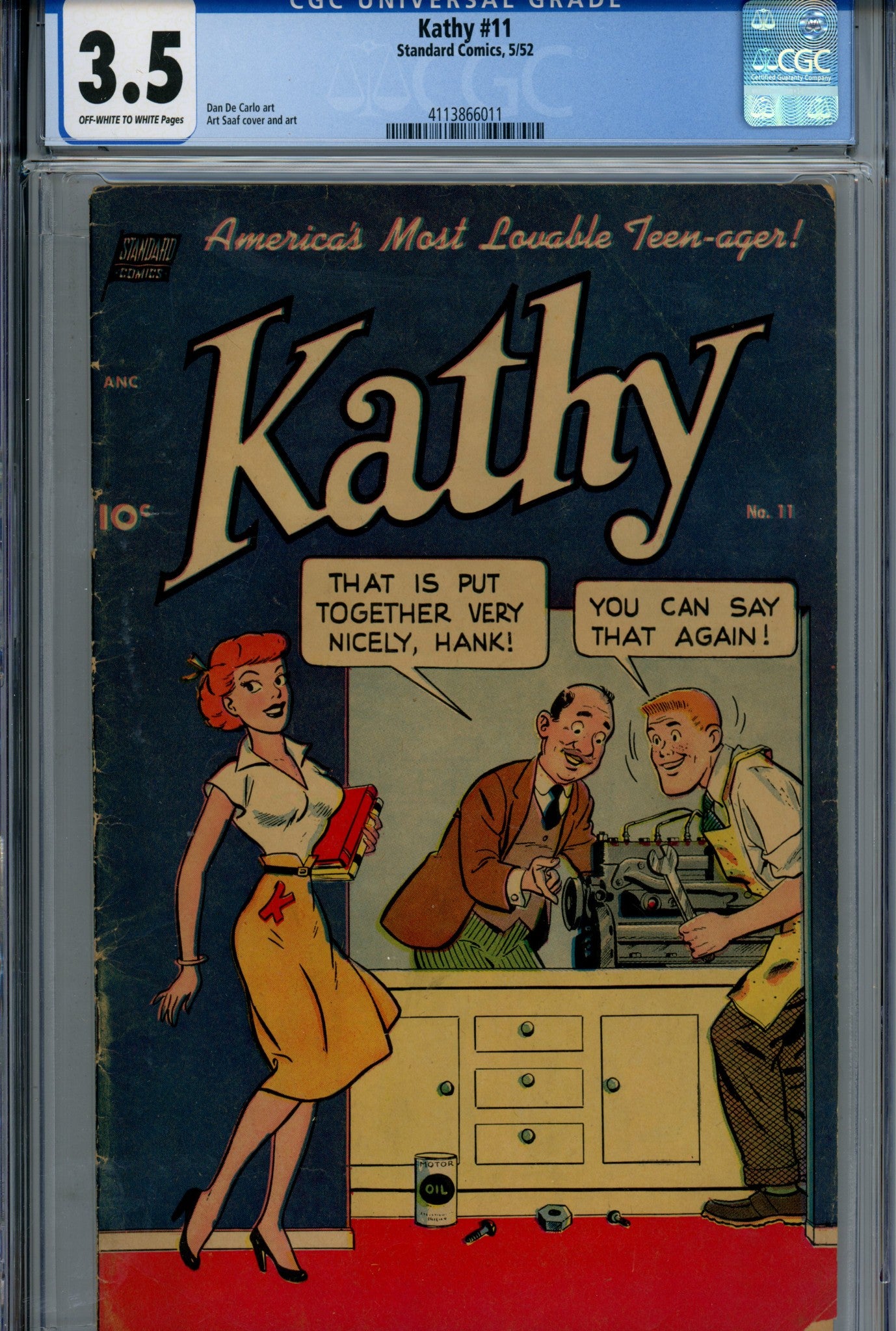 Kathy 11 CGC 3.5 (1952)
