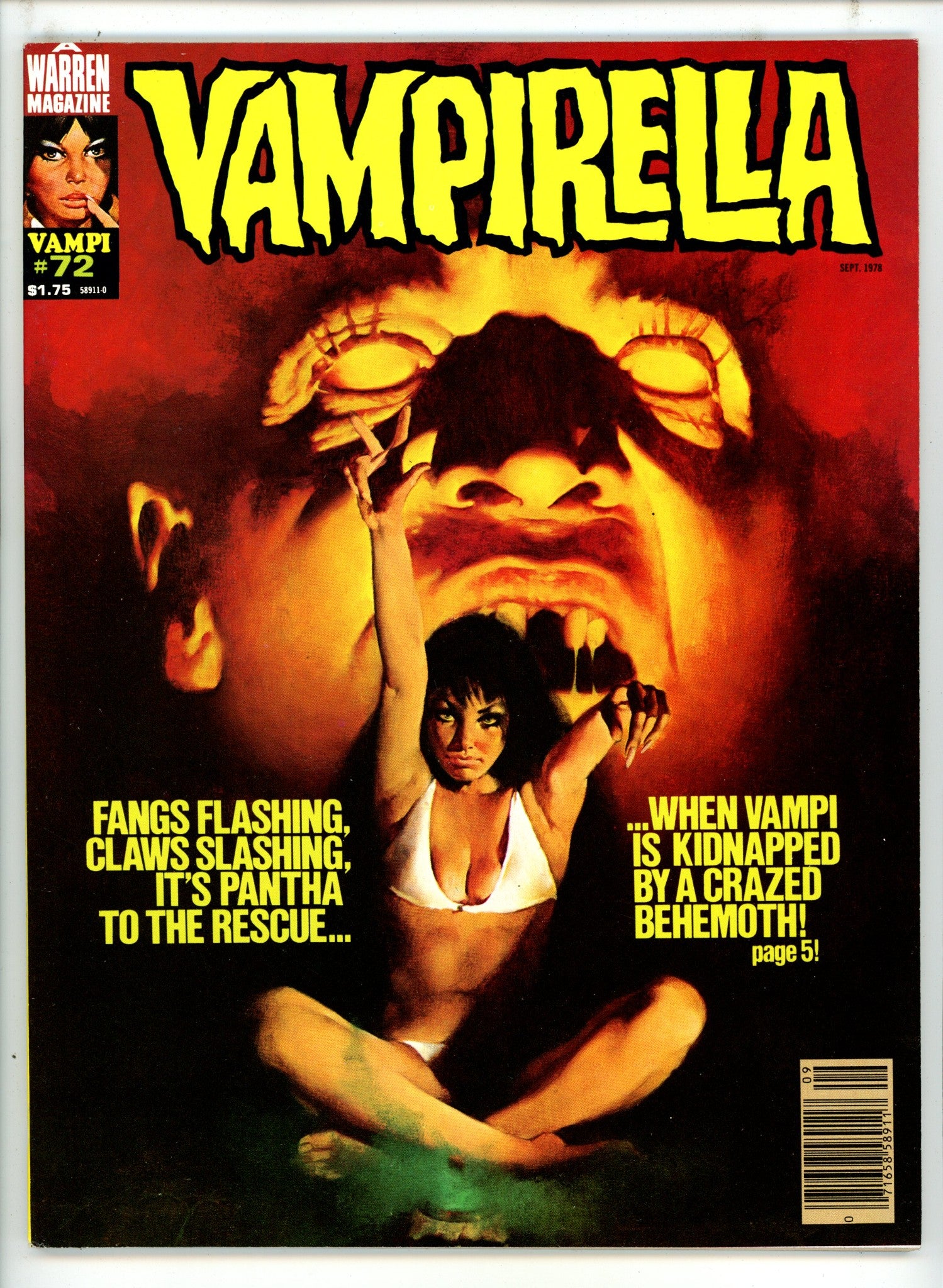 Vampirella Vol 1 72 Canadian Price Variant NM- (1978)