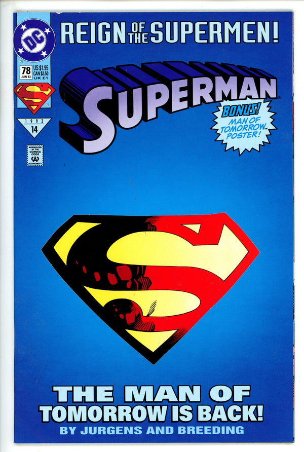 Superman Vol 2 78 Collector's Edition