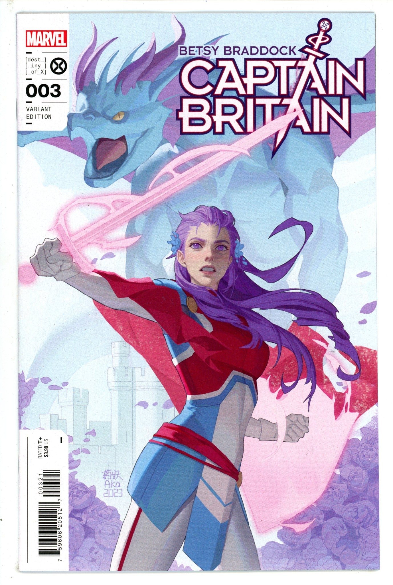 Betsy Braddock Captain Britain 3 Aka Variant (2023)