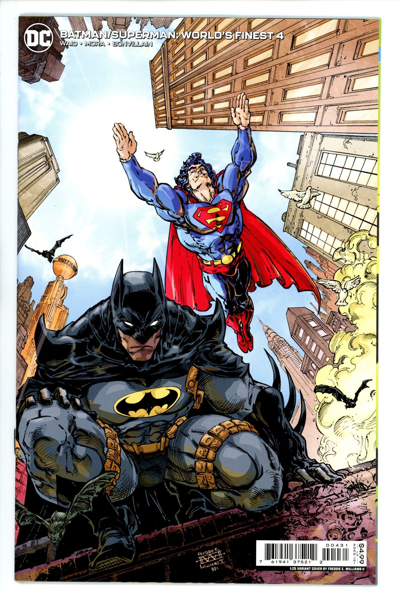 Batman / Superman Worlds Finest 4 Williams II Variant NM+ (2022)