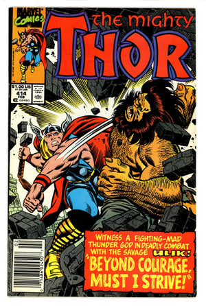 Thor Vol 1 414 Newsstand