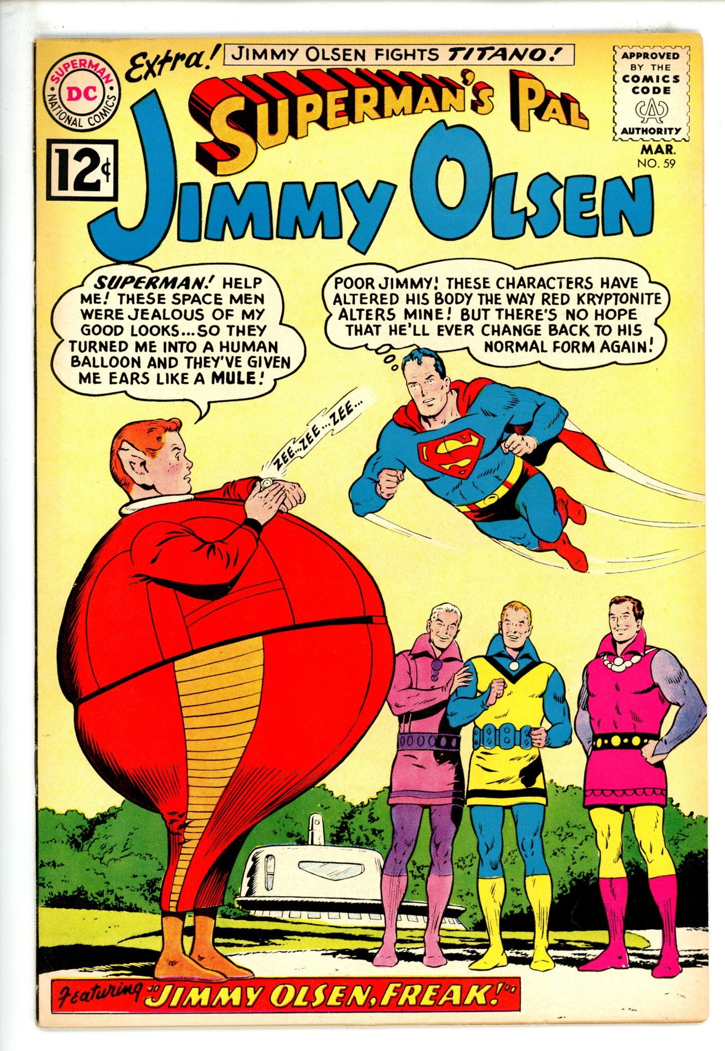 Superman's Pal, Jimmy Olsen 59 FN/VF (1962)