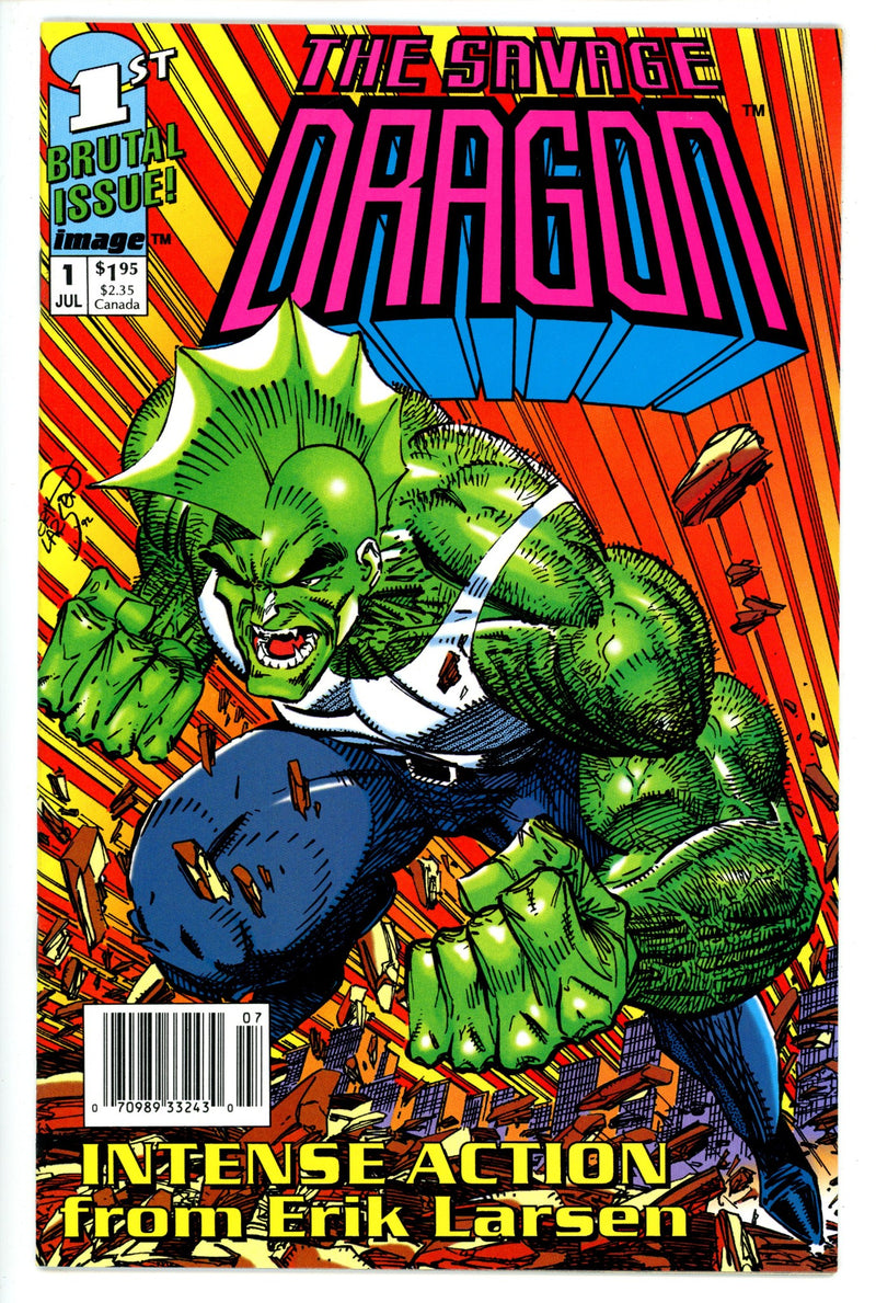 The Savage Dragon Vol 2 1 Newsstand VF/NM