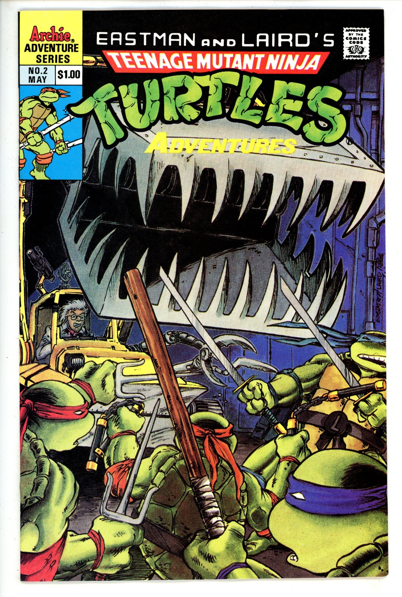 Teenage Mutant Ninja Turtles Adventures Vol 2 2 5th Print NM