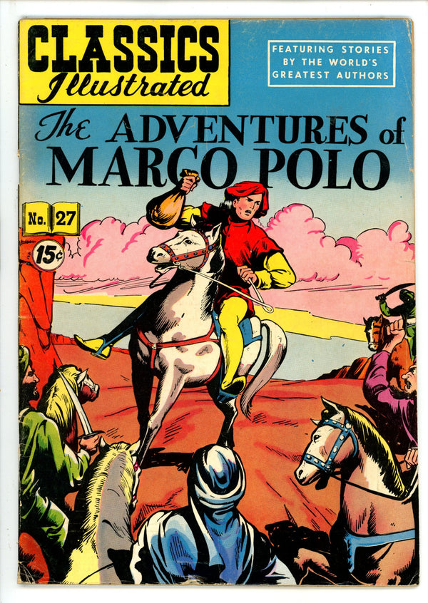Classics Illustrated The Adventures of Marco Polo 27 HRN 87 VG+
