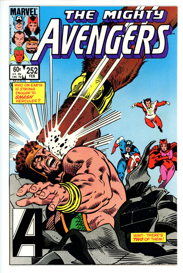 The Avengers Vol 1 252