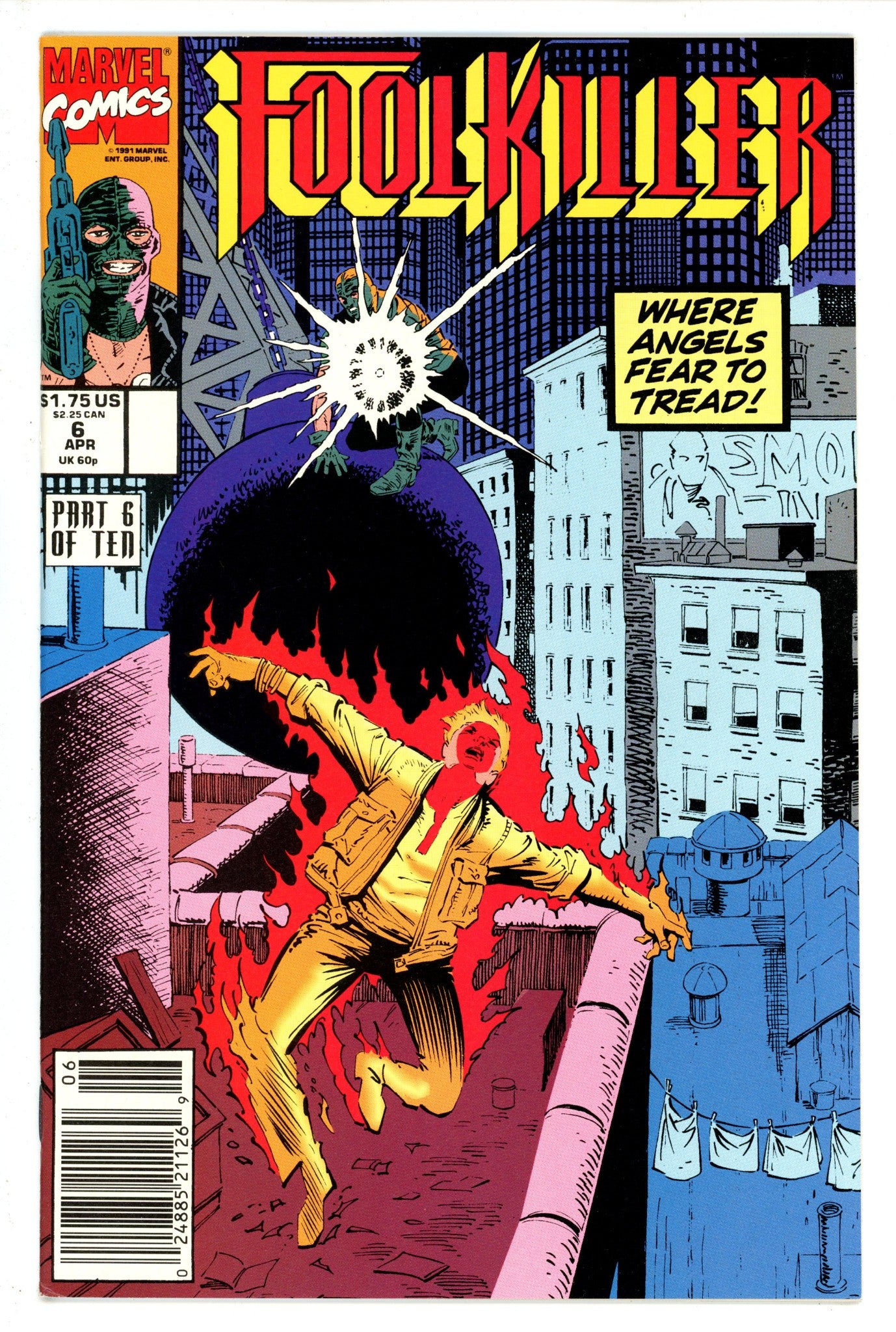 Foolkiller Vol 1 6 Newsstand (1990)