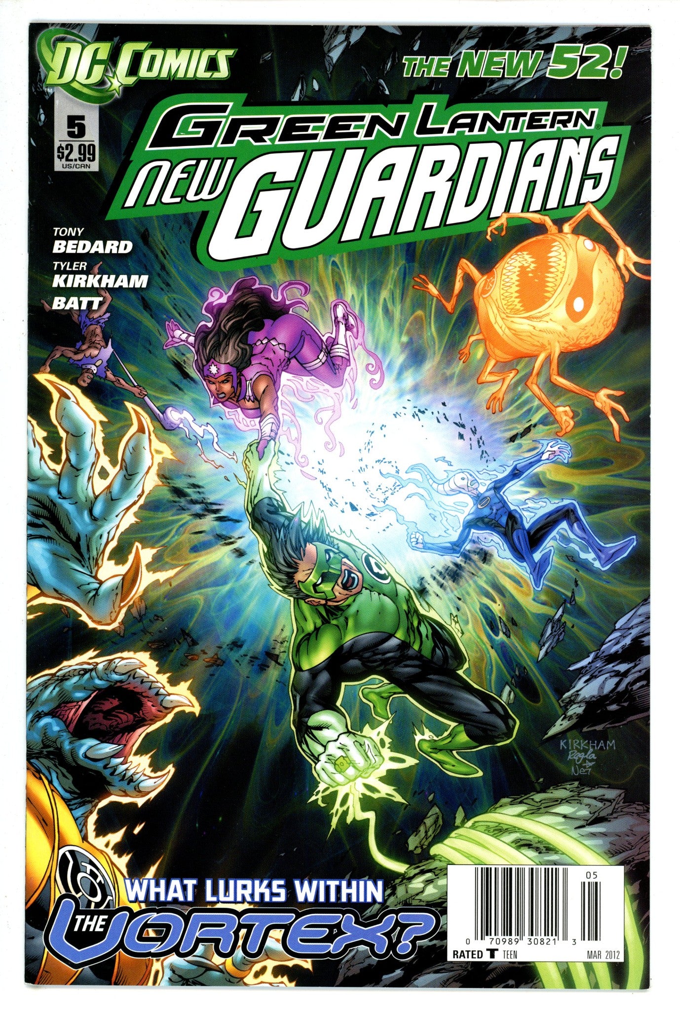 Green Lantern: New Guardians 5 Newsstand (2012)