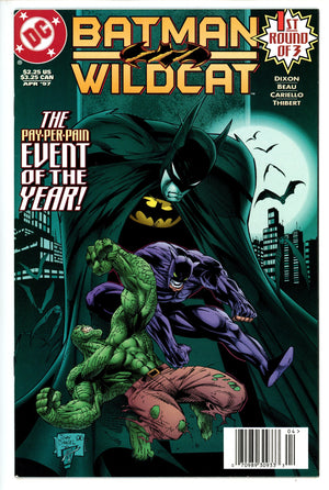 Batman / Wildcat 1 Newsstand VF/NM