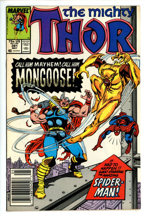 Thor Vol 1 391 Newsstand FN+
