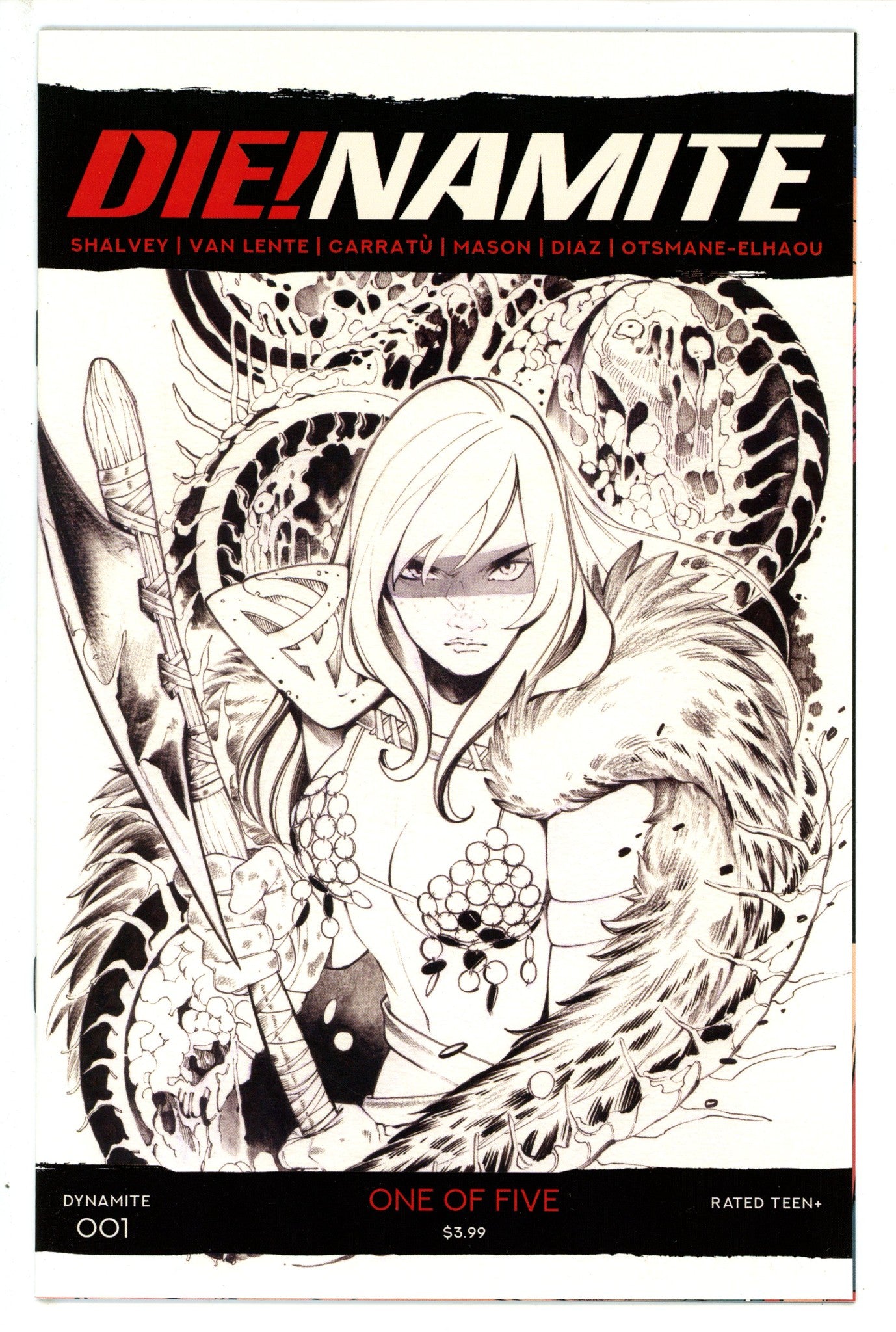 Die!namite 1 Momoko B&W Variant (2020)
