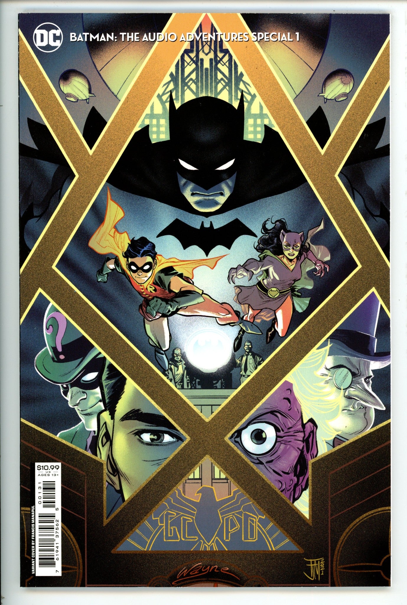 Batman the Audio Adventures Special 1 Manapul Variant (2021)