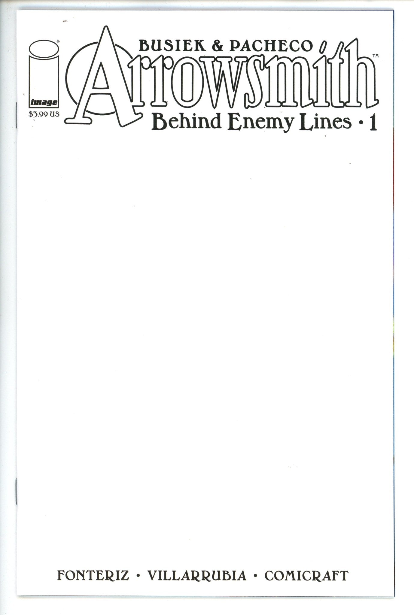 Arrowsmith 1 Blank Variant (2022)