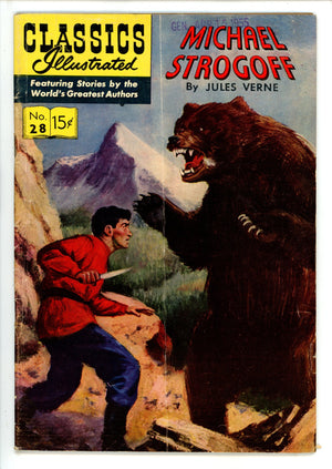 Classics Illustrated Michael Strogoff 28 HRN 115 VG