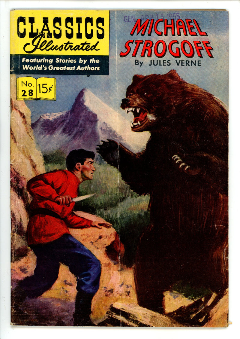 Classics Illustrated Michael Strogoff 28 HRN 115 VG