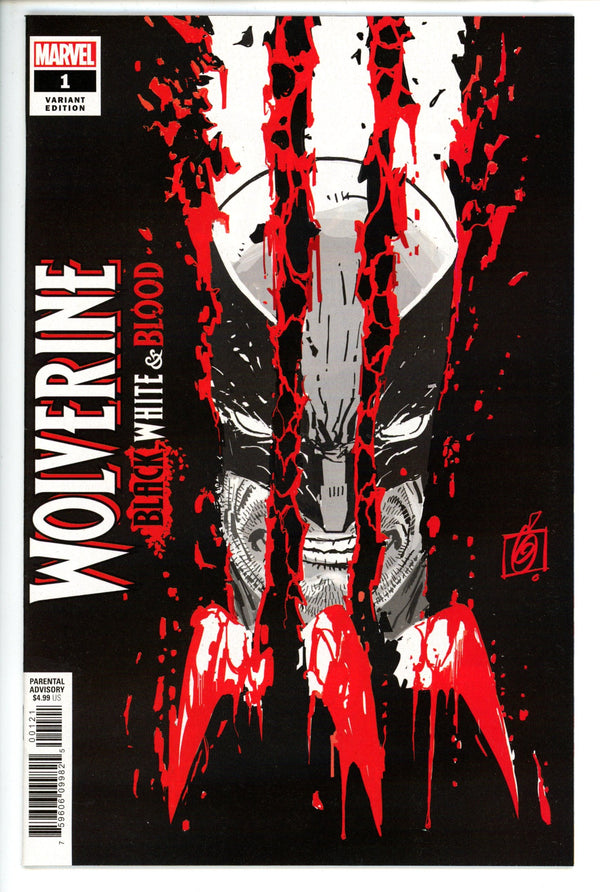 Wolverine Black White And Blood 1 Recalled Error Variant