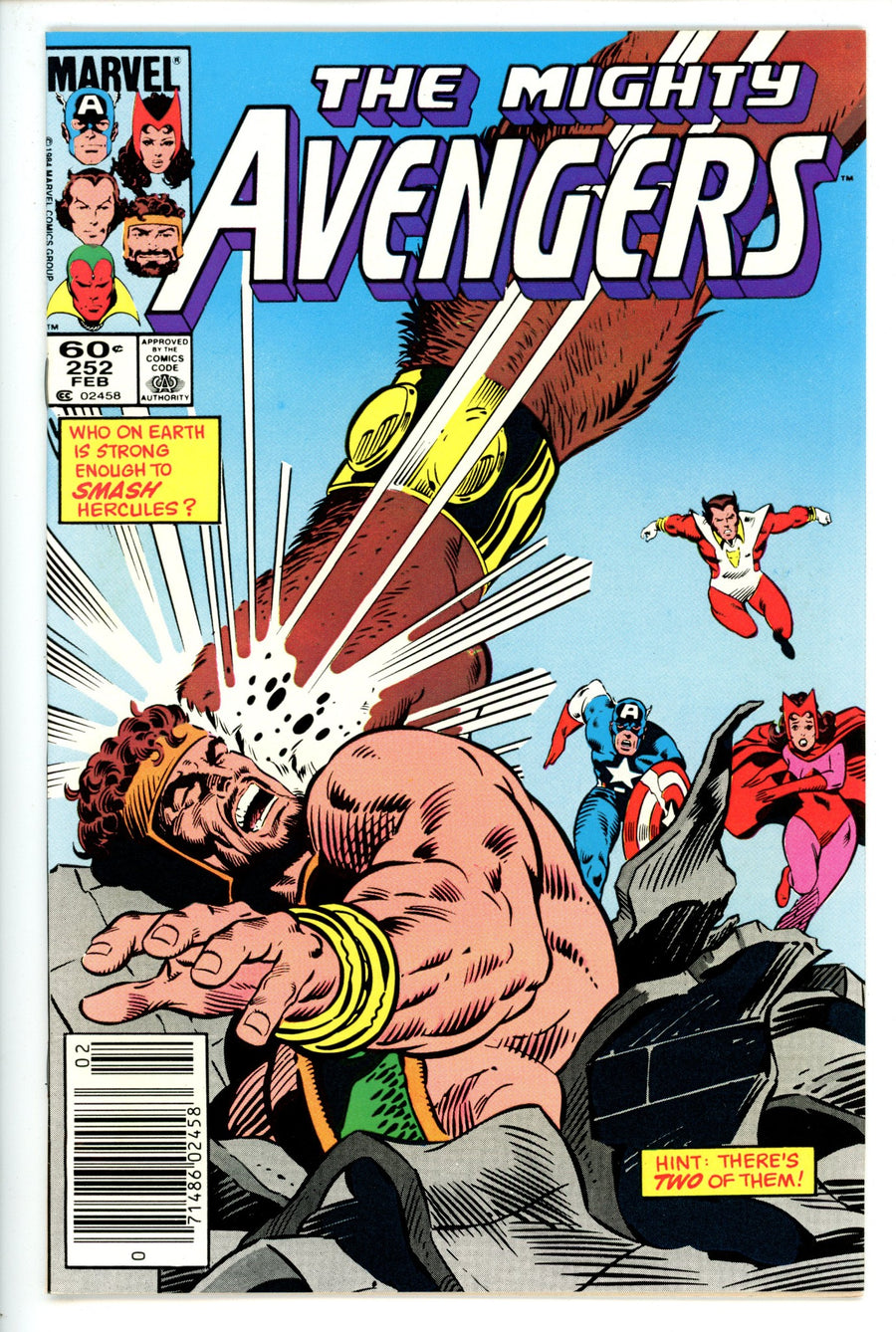 The Avengers Vol 1 252 Newsstand