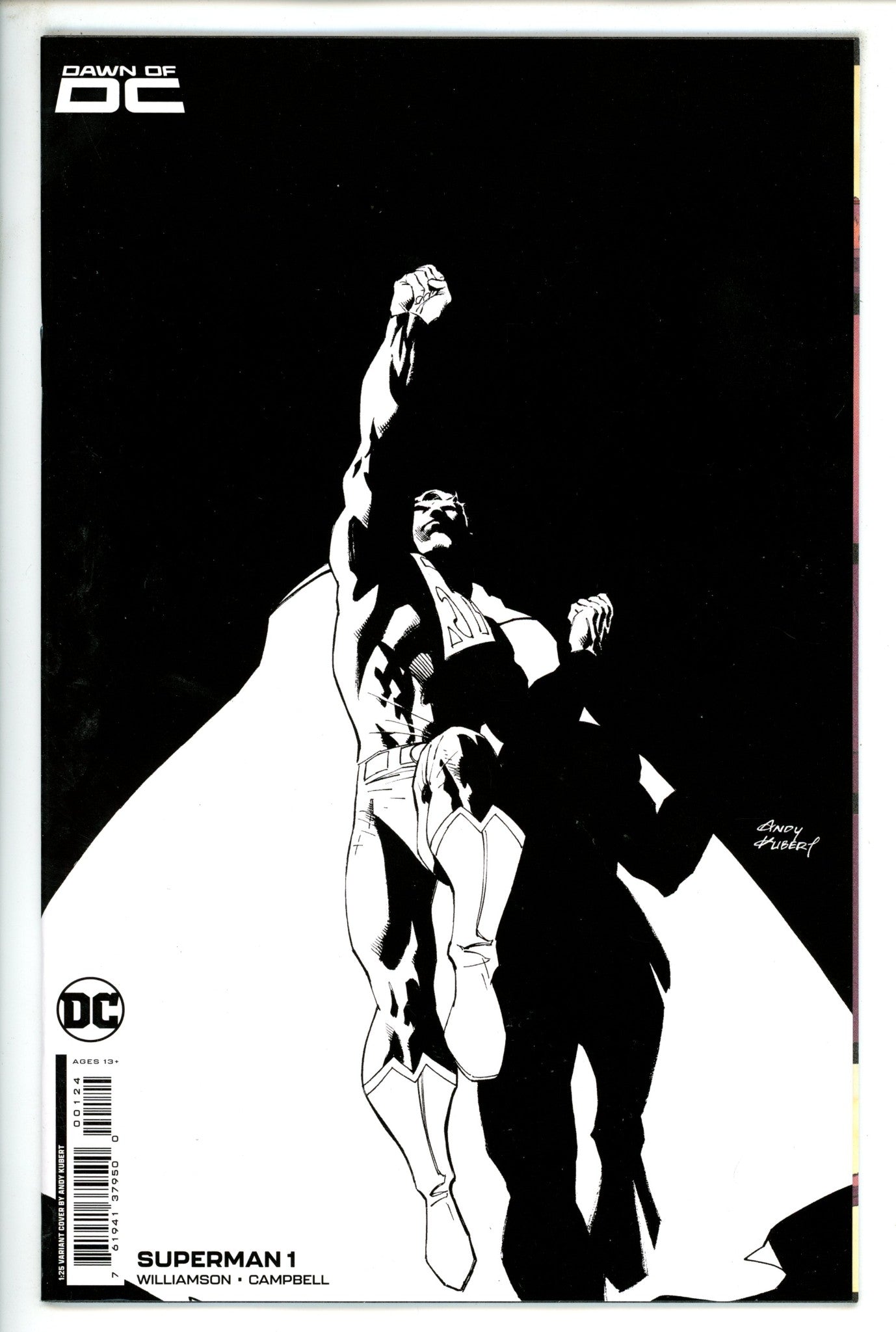 Superman Vol 6 1 Kubert Incentive Variant NM+ (2023)