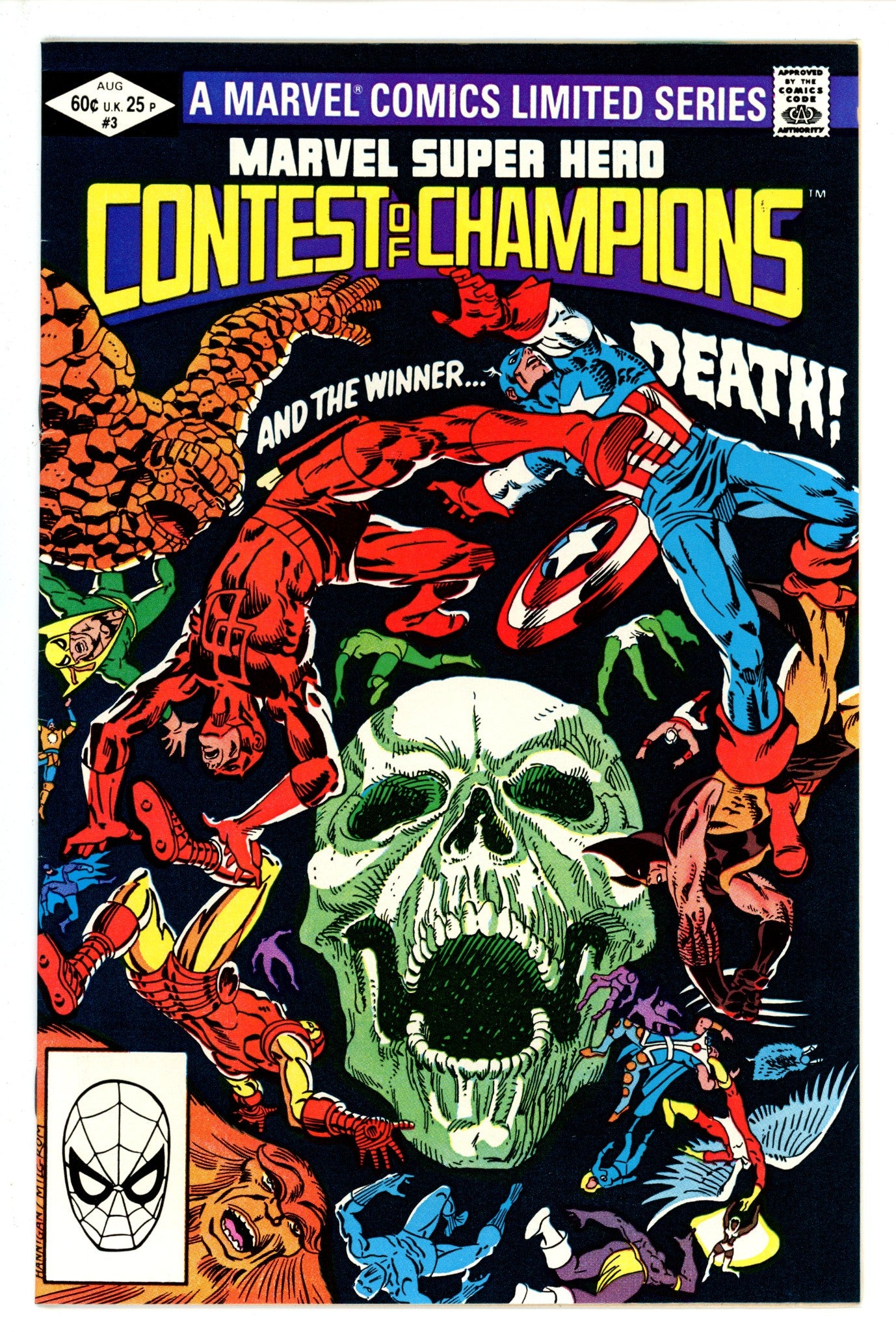 Marvel Super Hero Contest of Champions 3 VF- (1982)
