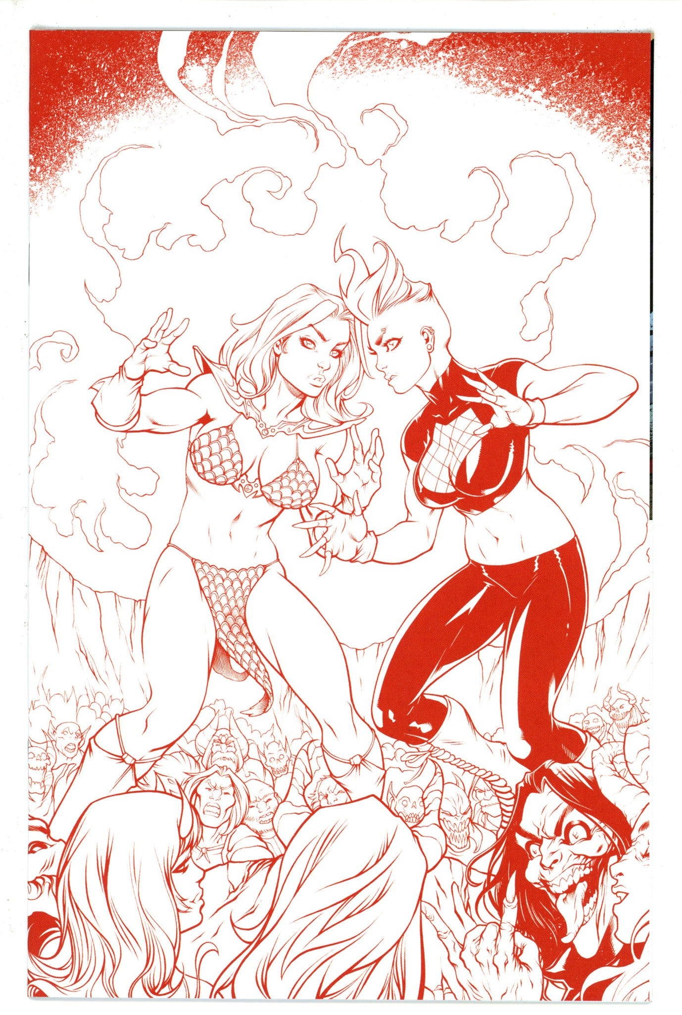 Red Sonja: Age of Chaos 1 Garza Variant