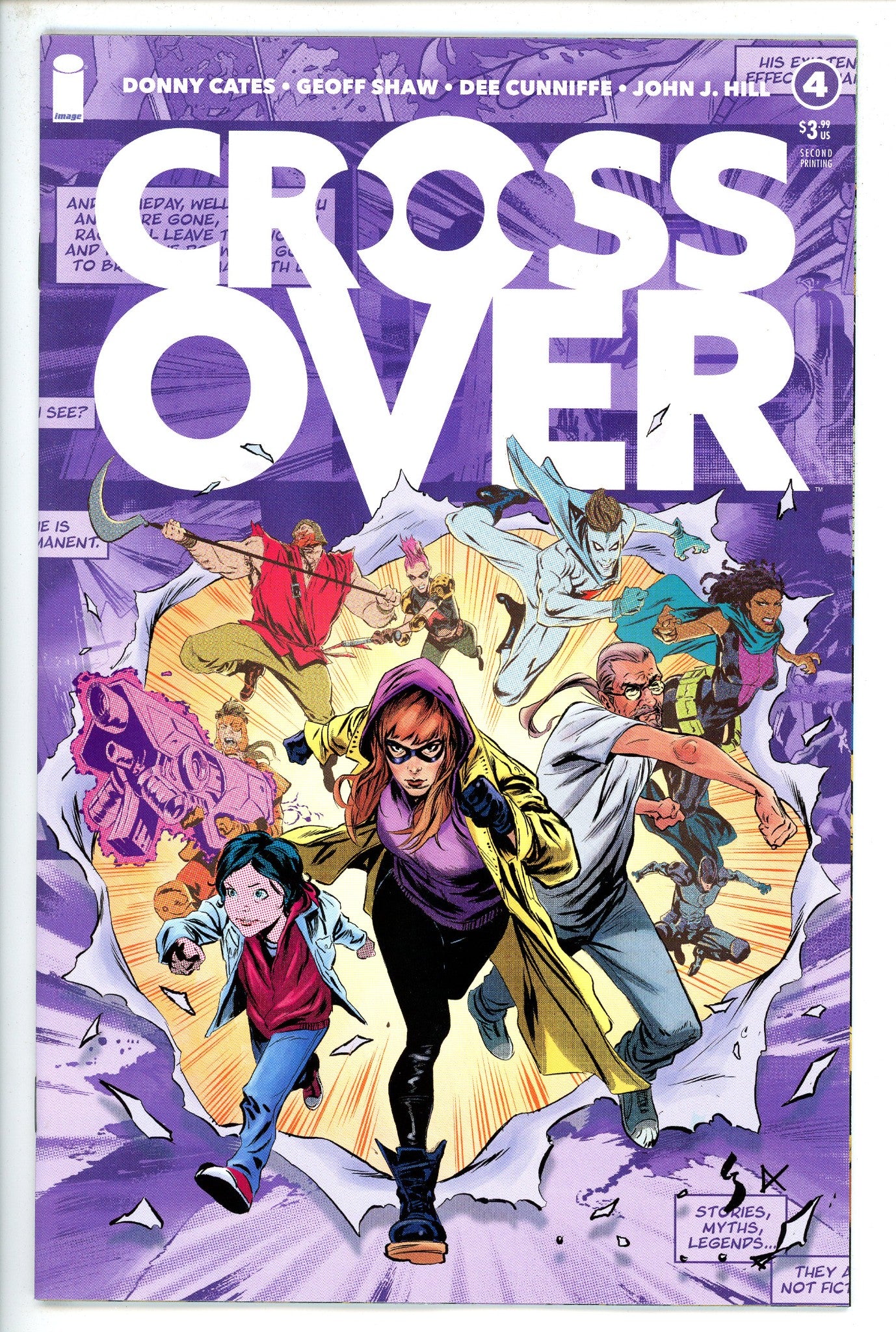 Crossover 4 2nd Print-Image-CaptCan Comics Inc
