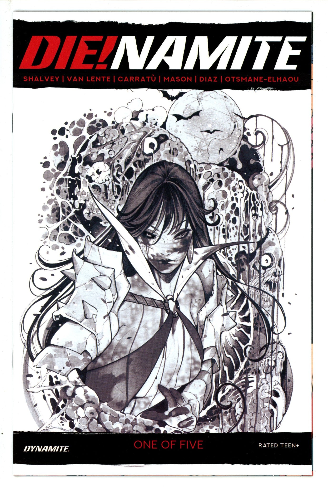 Die!namite 1 Momoko B&W Vampirella Zombie Variant (2020)