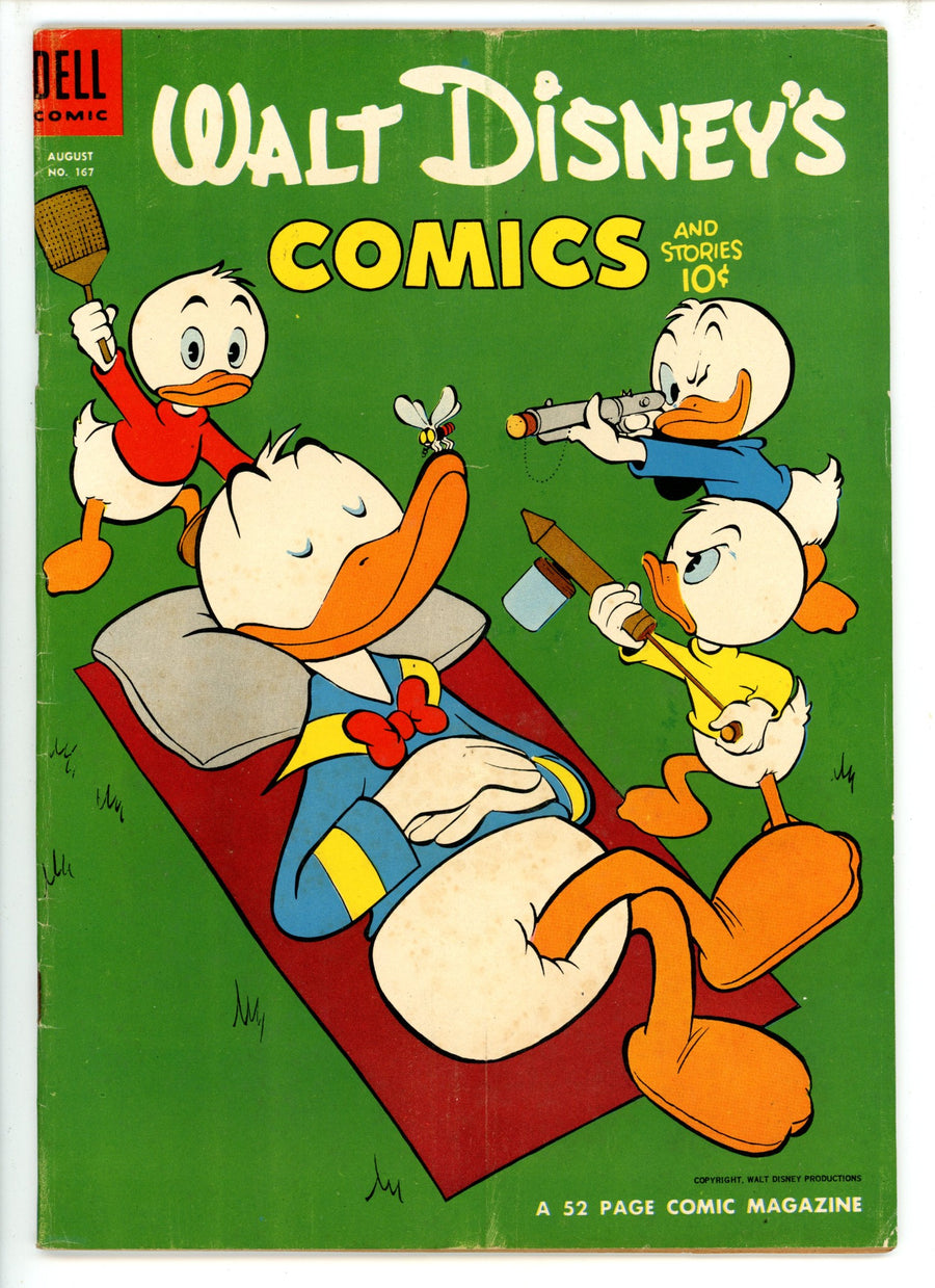 Walt Disney's Comics and Stories Vol 14 11 (167) VG+ (1954)