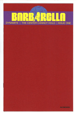 Barbarella Center Cannot Hold 1 Blank Red Variant (2023)