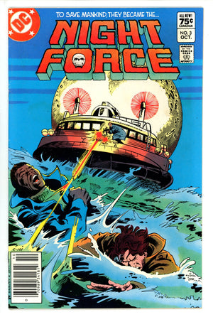 The Night Force Vol 1 3 Canadian Variant VF- (1982)