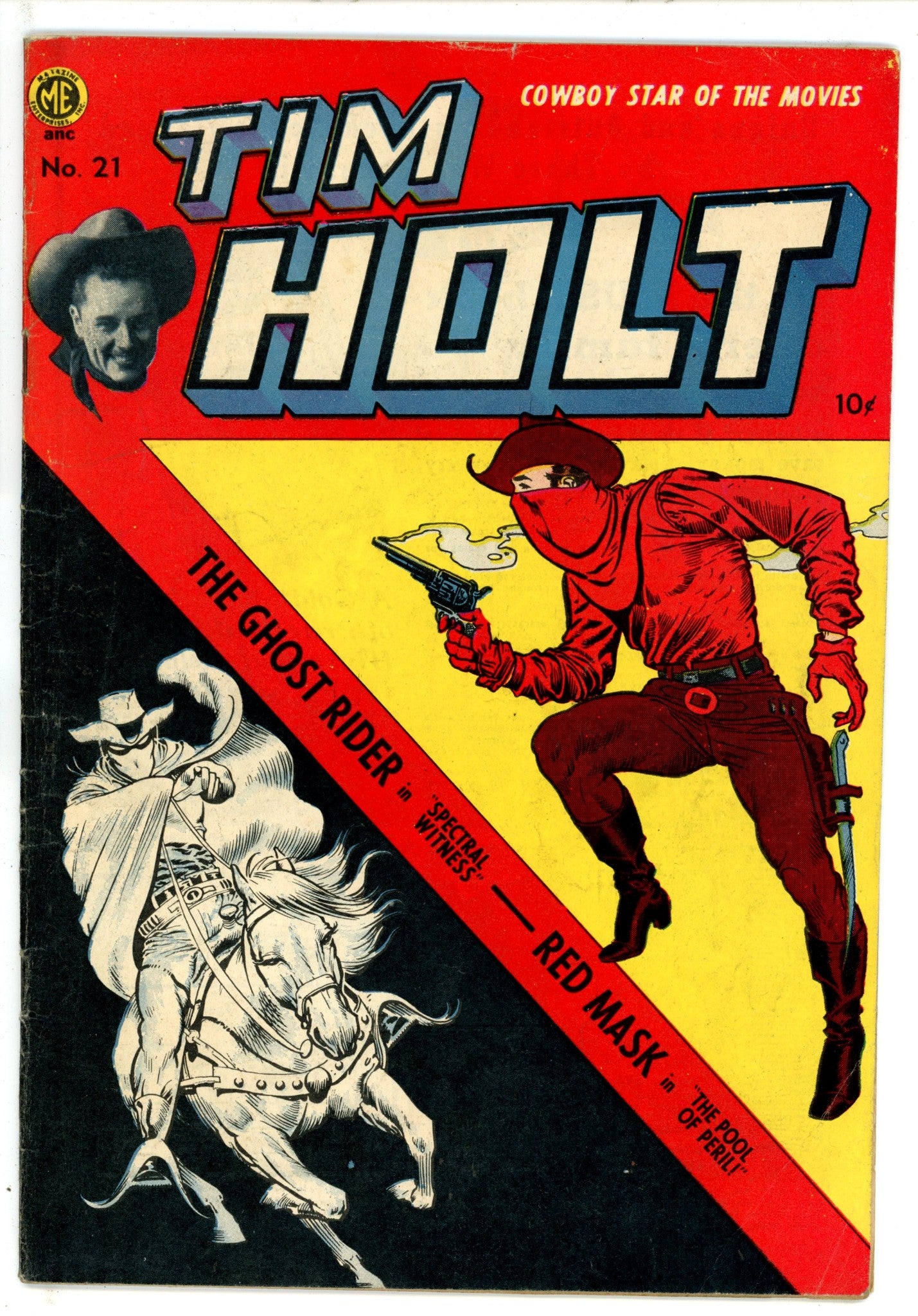 Tim Holt 21 Canadian Price Variant VG/FN (1951)