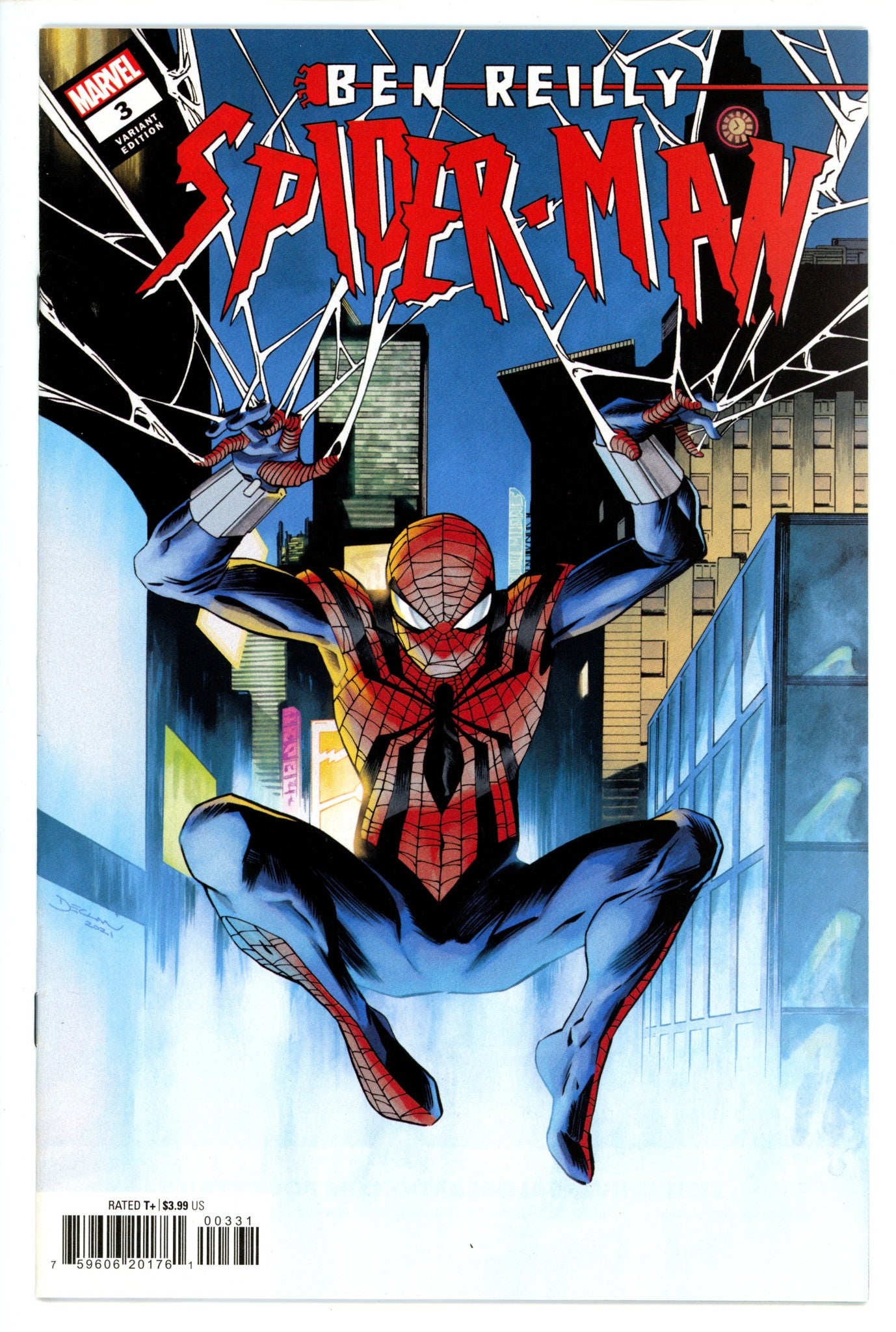 Ben Reilly Spider-Man 3 Shalvey Variant NM
