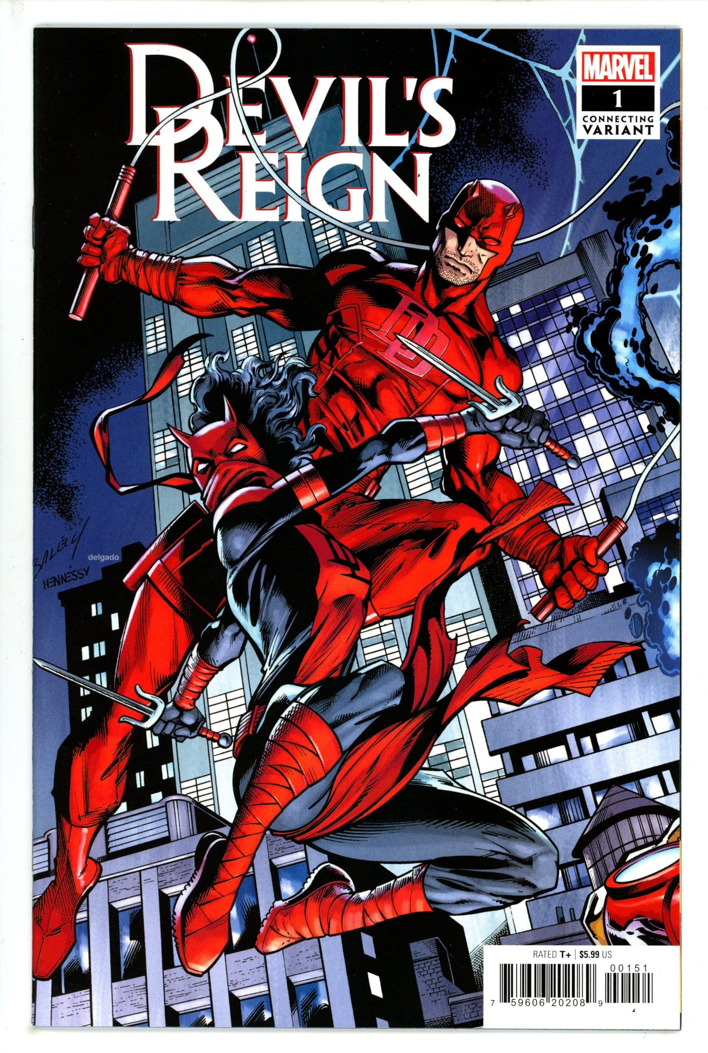 Devil's Reign 1 Bagley Connecting Variant (2022)