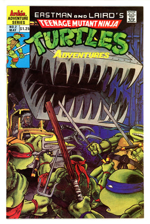 Teenage Mutant Ninja Turtles Adventures Vol 2 2 Canadian Price Variant NM- (1989)