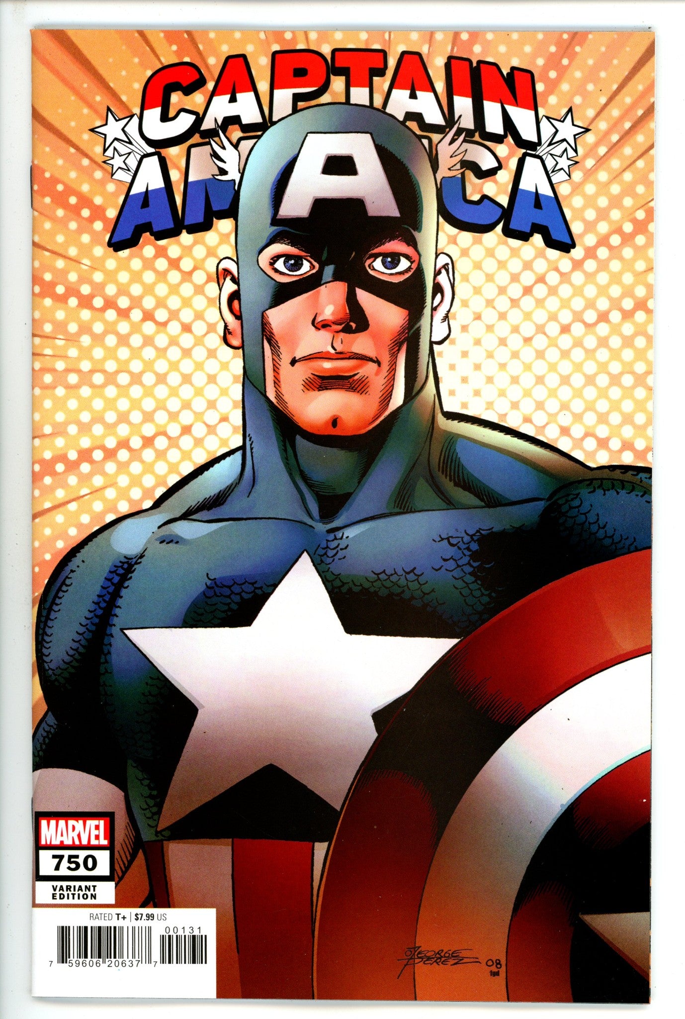 Captain America 750 Perez Variant (2023)