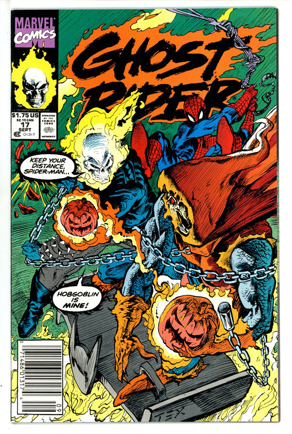 Ghost Rider Vol 2 17 Newsstand (1991)