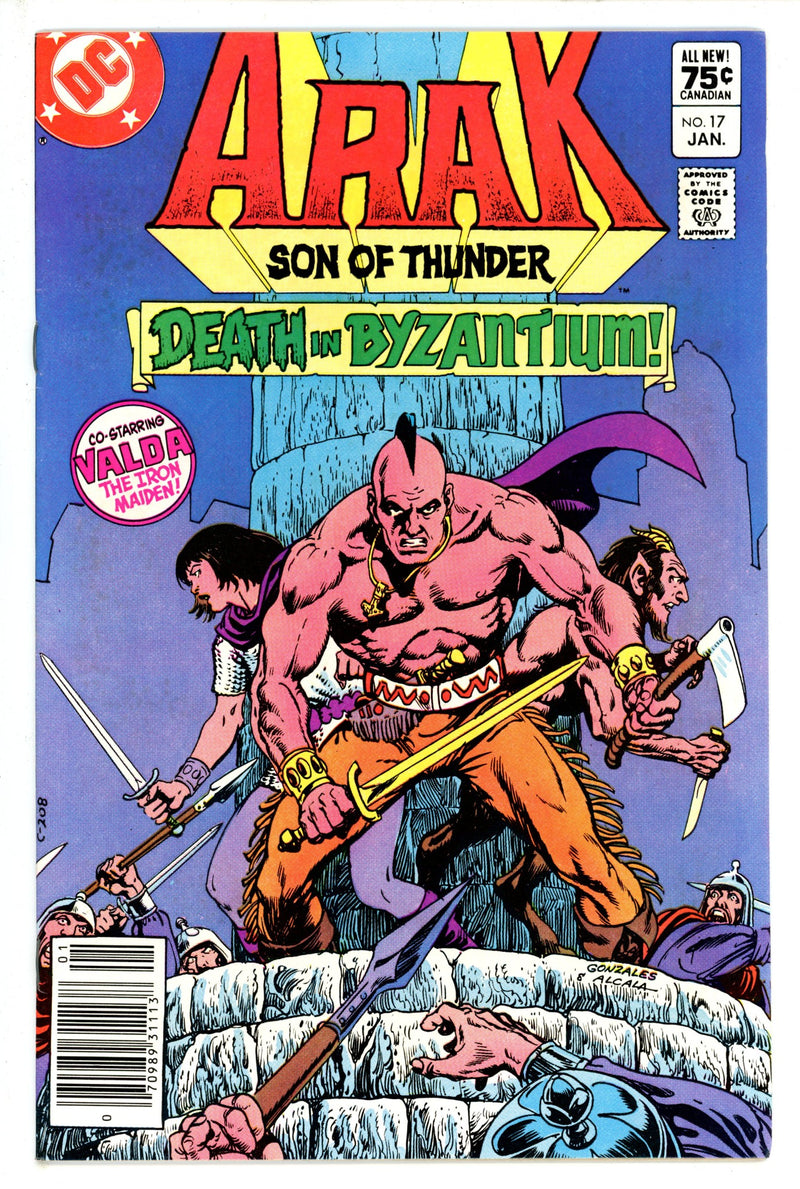 Arak / Son of Thunder 17 Canadian Price Variant VF+ (1982)